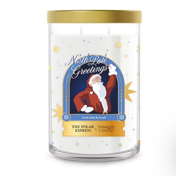 YANKEE CANDLE POLAR EXPRESS LIMITED EDITION CANDLE ARTIC MINT/ICY AIR NWT! - Picture 3 of 3